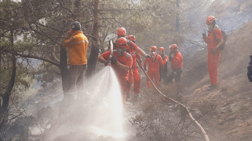Bodrum Yakaköy’de yeniden yangın çıktı