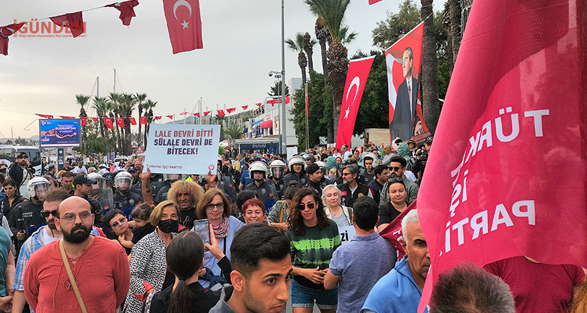 Bodrum’da ‘Gezi’yi Savunuyoruz’ eylemi yapıldı