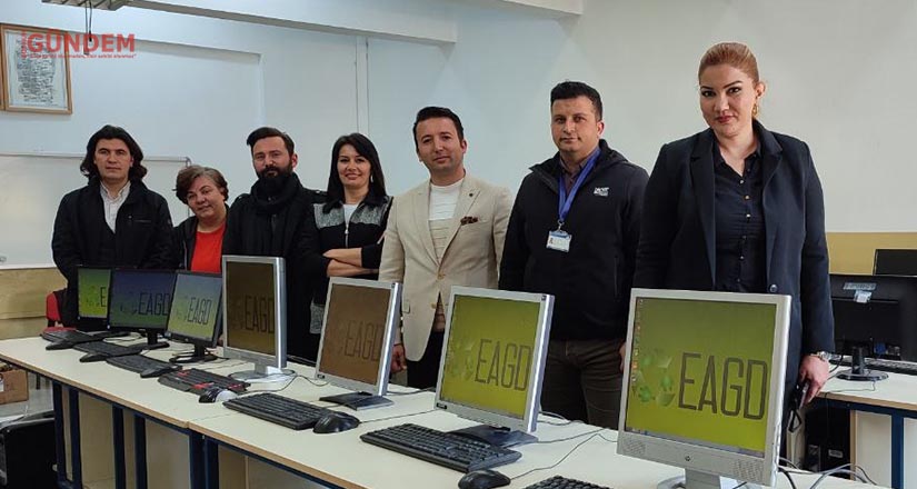 Bodrum’da elektronik atıkları bilgisayara dönüştü