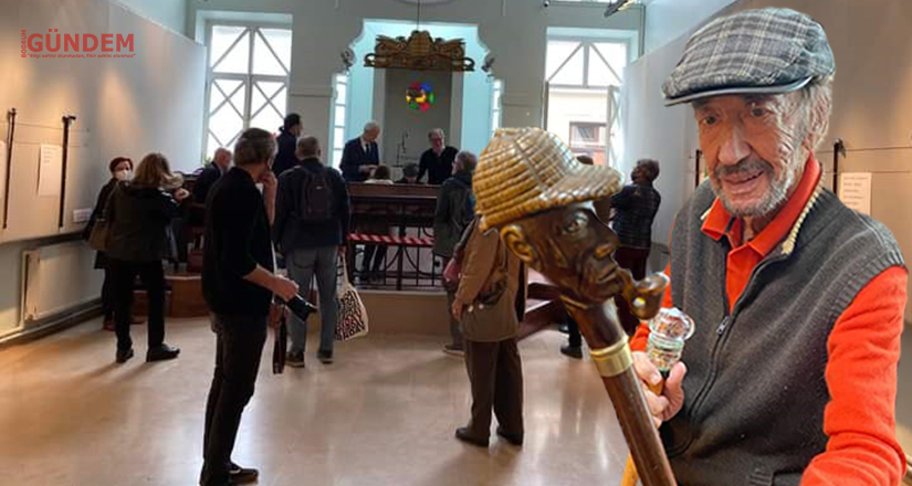 Erol Manisalı’nın bastonları Schneidertempel Sanat Merkezi’nde