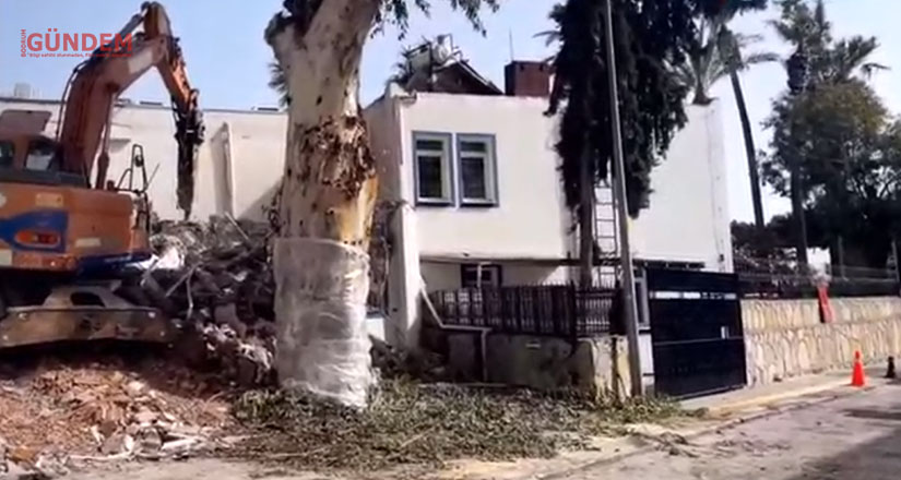 Zabıta Binası Yıkılıyor