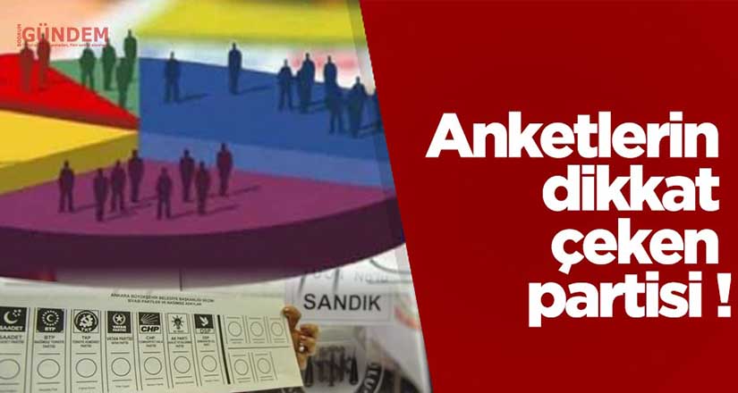 Anketlerin dikkat çeken partisi