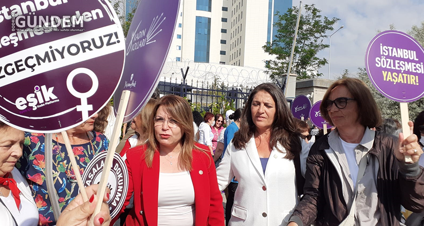 CHP Bodrum Kadın Kolları haklarını savunmak üzere Ankara’da