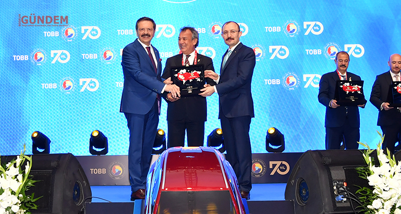 Milas zeytinyağına AB coğrafi işareti için TOBB’den MİTSO’ya teşekkür plaketi