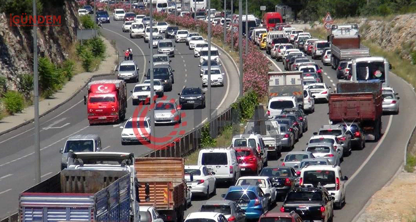 Sınav bitti, Menteşe’de trafik tıkandı