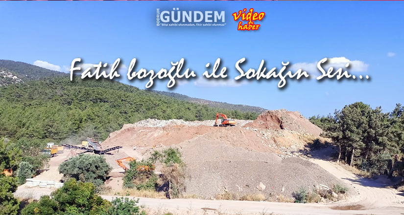 Torba – Kızılağaç Kavşağında Hafriyat ve Moloz Dağları Oluştu