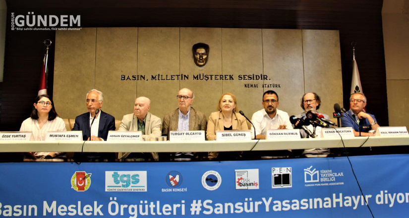Basın Meslek Örgütleri #SansürYasasınaHayır dedi