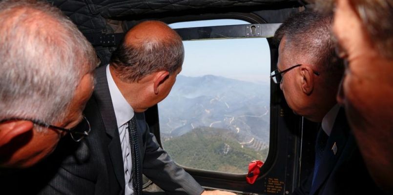 KKTC’deki yangın büyük oranda kontrol altına alındı