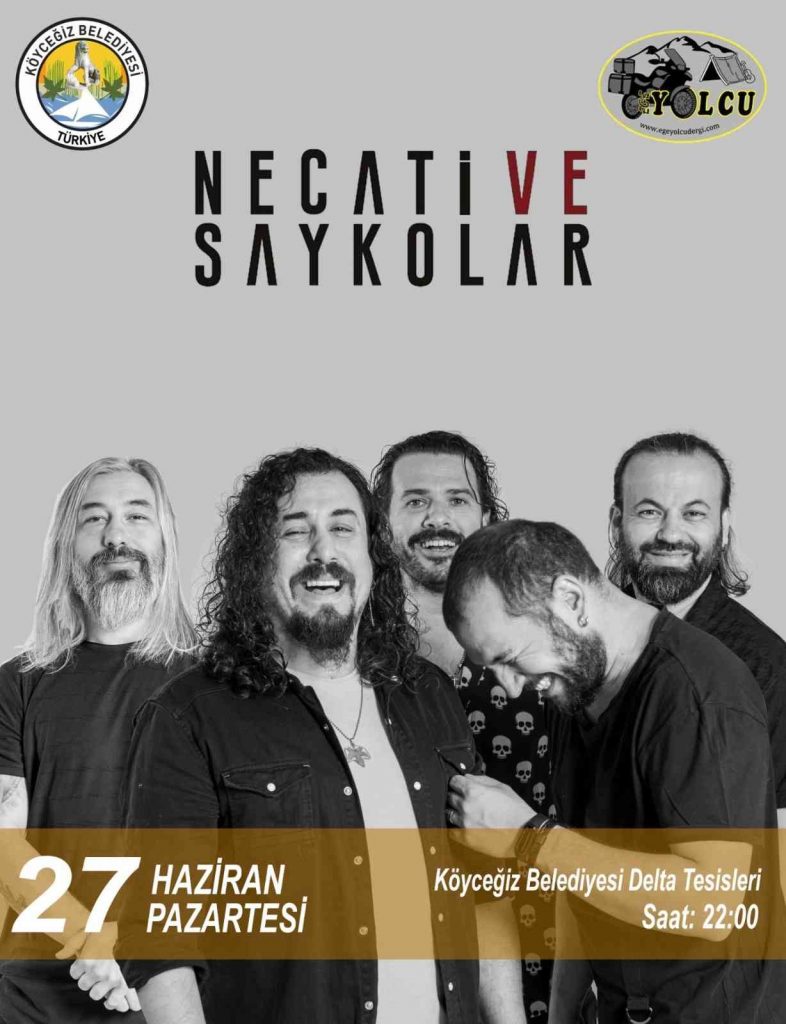 Köyceğiz’de Necati ve Saykolar konseri gerçekleştirilecek