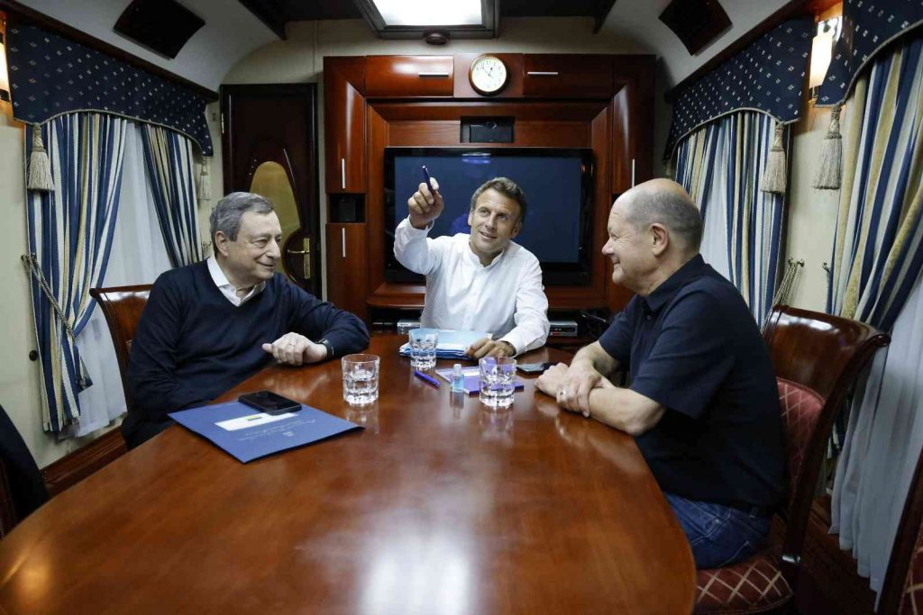 Macron, Scholz ve Draghi’den Kiev’e ziyaret