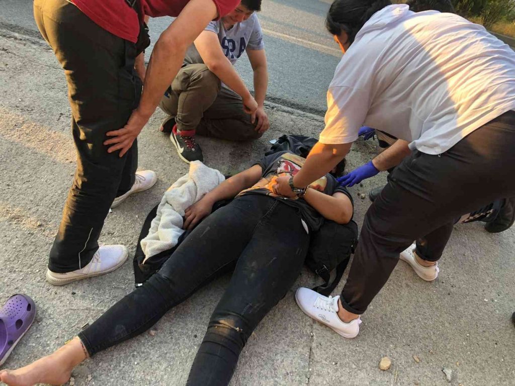 Menteşe’de motosiklet kazası: 2 yaralı