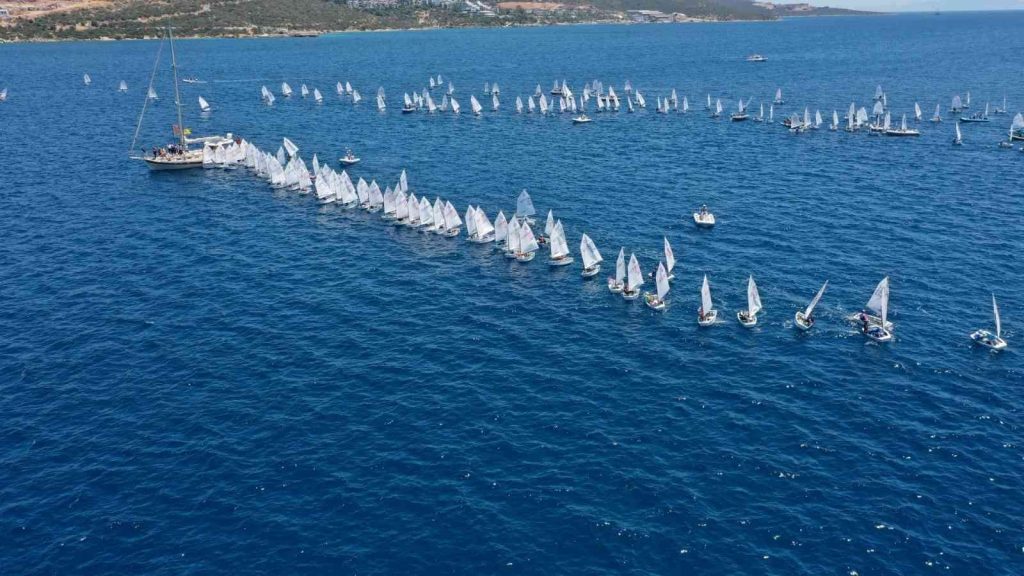 Optimist Dünya Şampiyonası Bodrum’da başladı