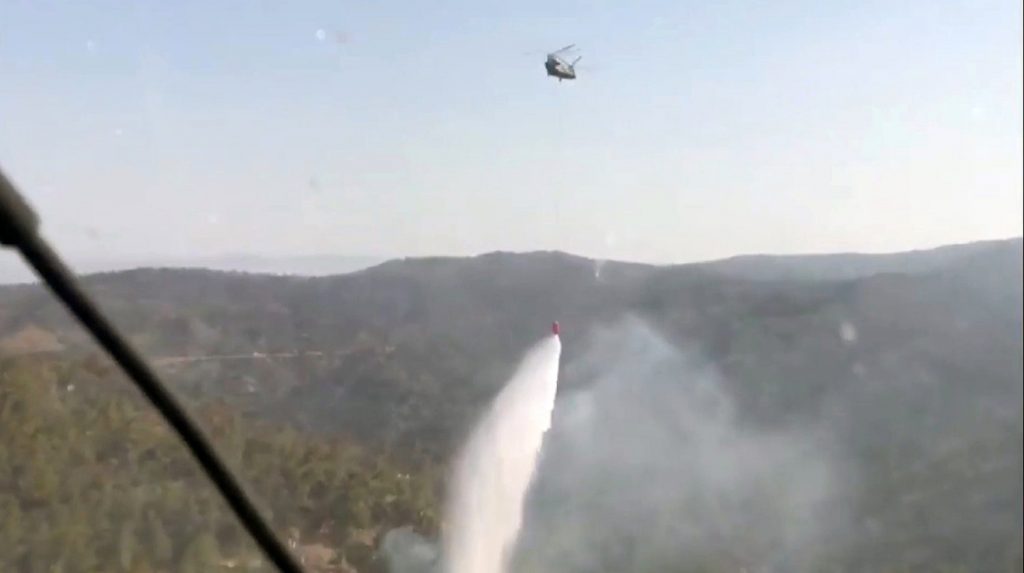 TSK’nın 10 ton su atan Chinook helikopteri göreve başladı