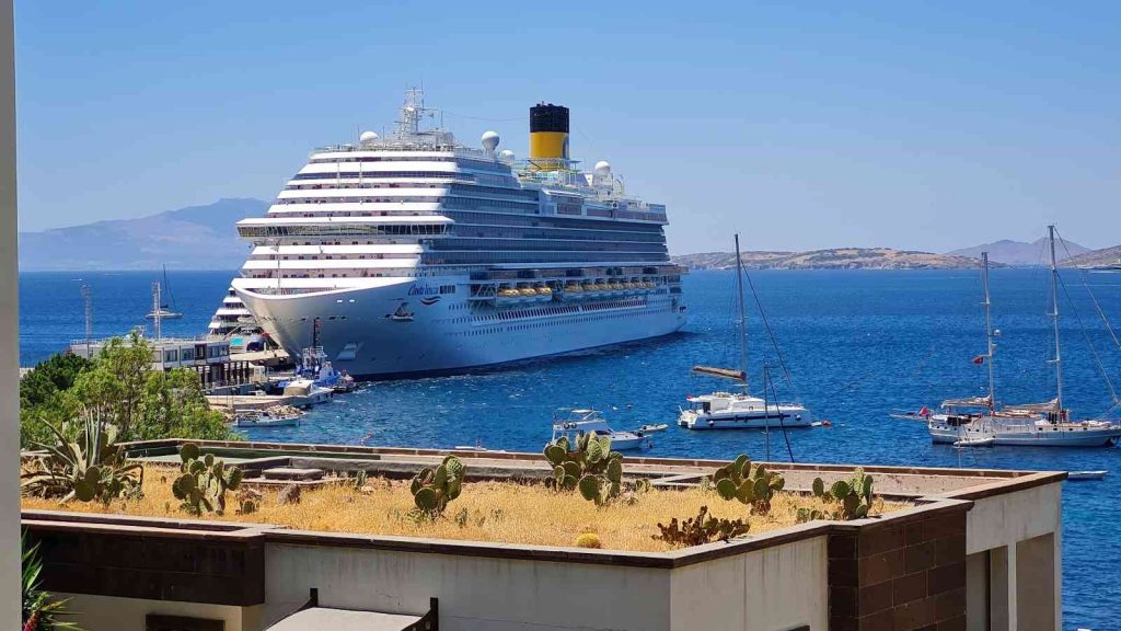 Dev gemi yine Bodrum’da