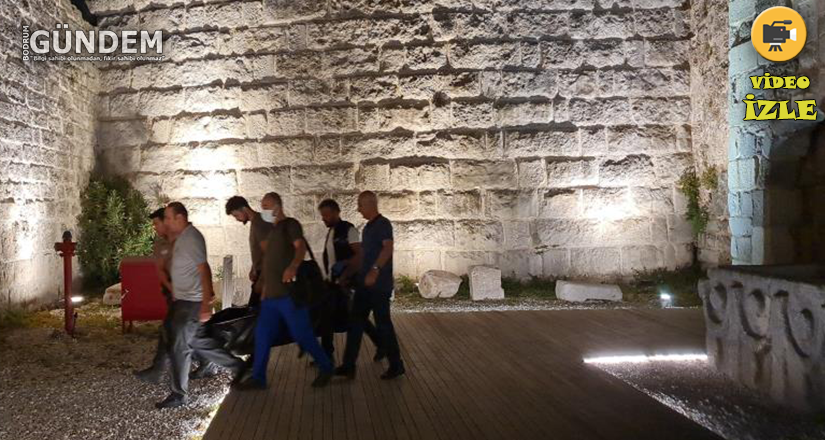 Bodrum Kalesi’nden atlayarak can verdi