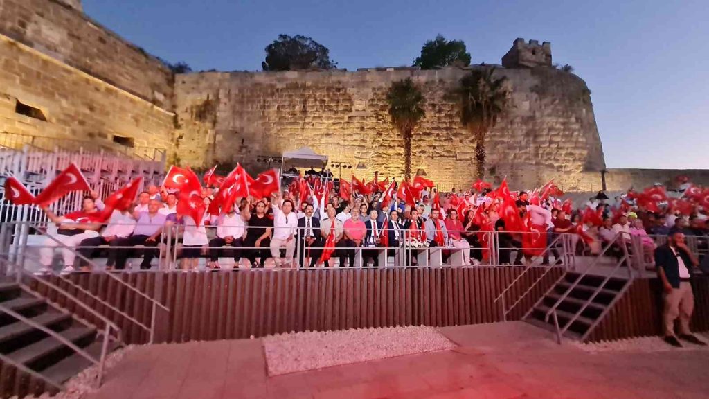 Bodrum’da 15 Temmuz Programı Bodrum Kalesi’nde yapıldı