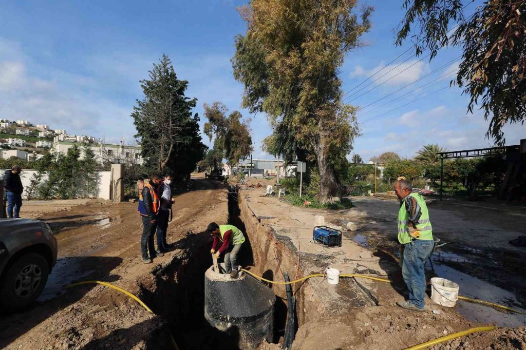 Bodrum’da 83 milyon TL’lik altyapı yatırımı devam ediyor