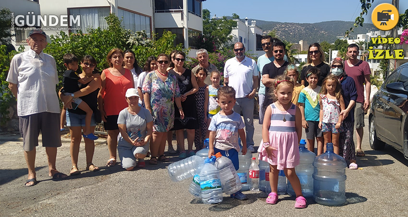 Bodrum’da Susuz Kalan Halk İsyanda