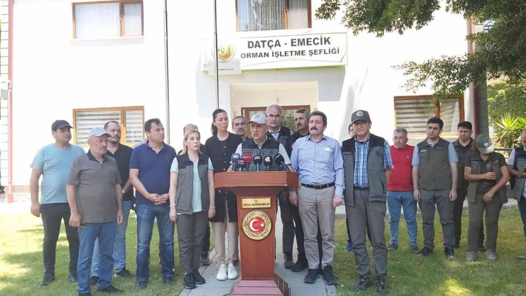 Datça’daki orman yangını kontrol altına alındı