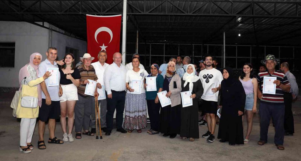 Menteşe Akçaova’da 20 yıllık imar sorunu çözüldü