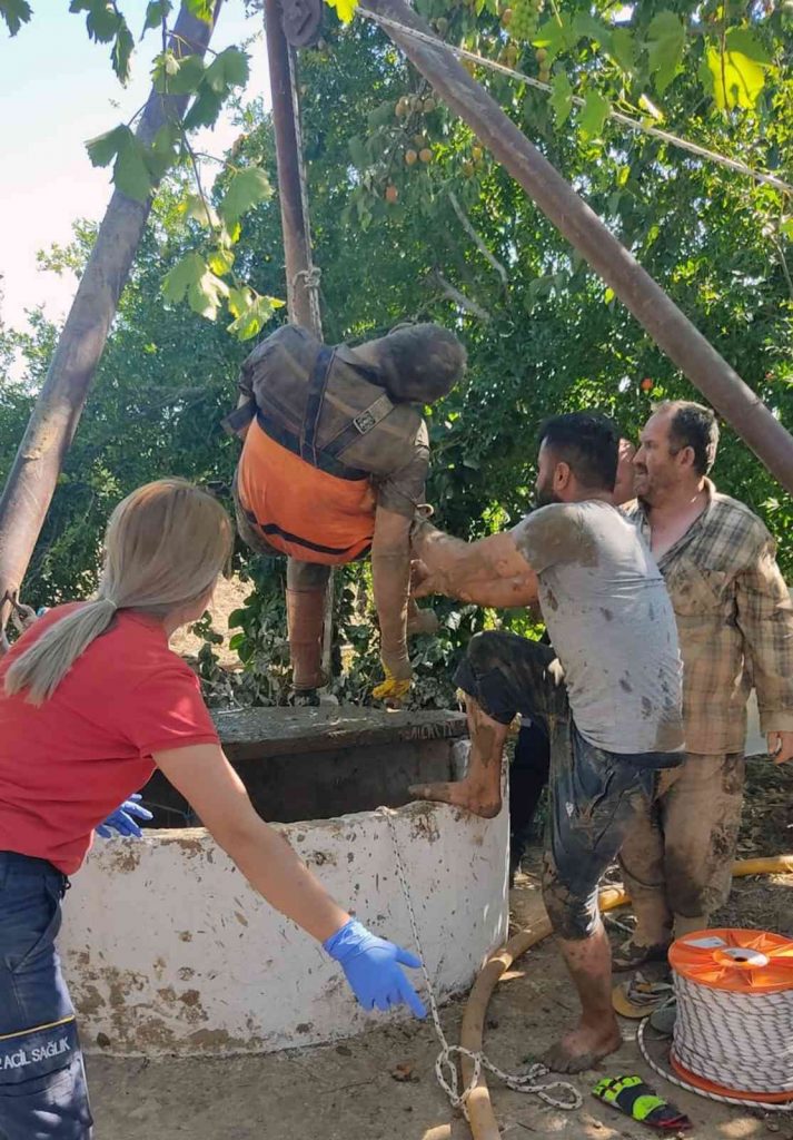 Temizlik sırasında kuyuya düşen vatandaş hayatını kaybetti