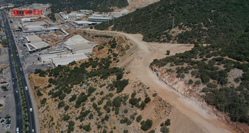 Yeni hastane yolu yapımında sona gelindi