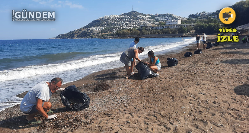 Gümüşlük ve Koyunbaba halkı Çukurbük Plajına Sahip Çıkıyor