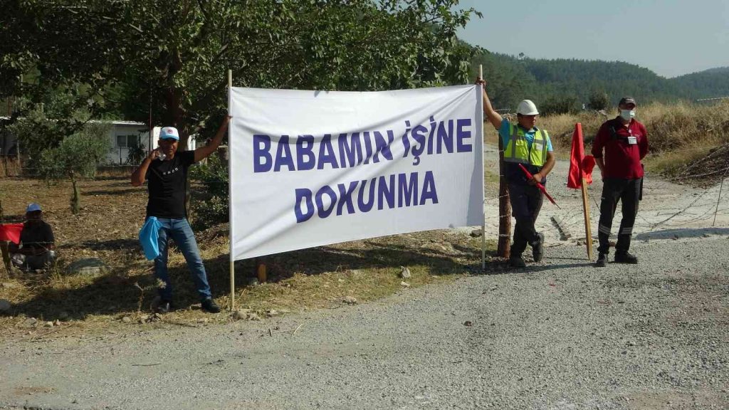 PROVOKASYONA DİKKAT ! Milas’ta bu defa termik santral çalışanları ve yakınları eylem başlattı