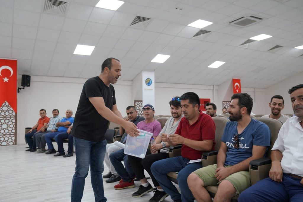 Seydikemer’de düzenlenen futbol turnuvasının fikstür çekimi yapıldı