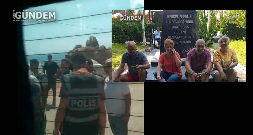 Mühürlenen inşaata kendilerini zincirleyen çevreciler gözaltına alındı