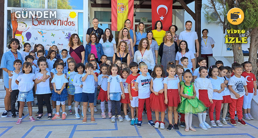 İspanya’dan gelen öğretmenler Şehit Barış Akay Anaokulunda karşılandı