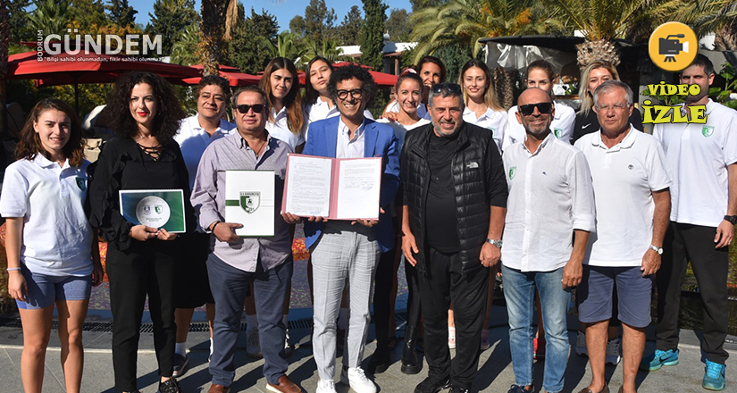 Bodrumspor kadın voleybol takımı Very Chic otel ile anlaşma imzaladı