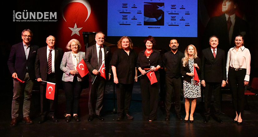 Cumhuriyet Kutlamasının 6.sı  Hasan Kasapoğlu Kültür Merkezi’nde gerçekleştirildi