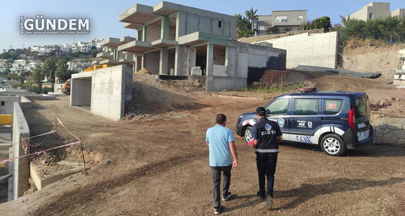 İnşaat ruhsatı almadan inşaata başladılar