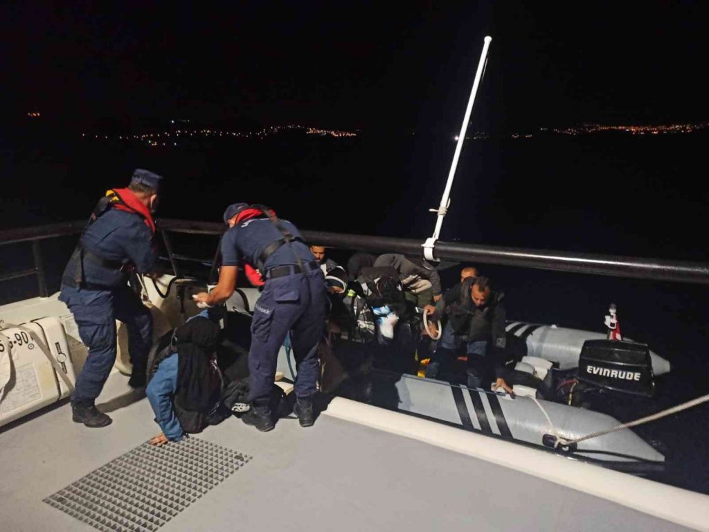 Bodrum’da 10 düzensiz göçmen yakalandı