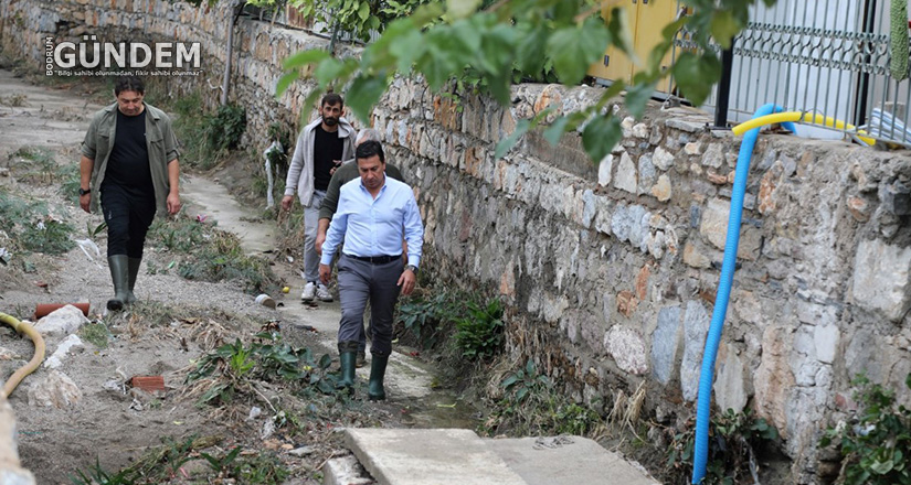 Başkan Aras, Yağış Boyunca Sahadaydı