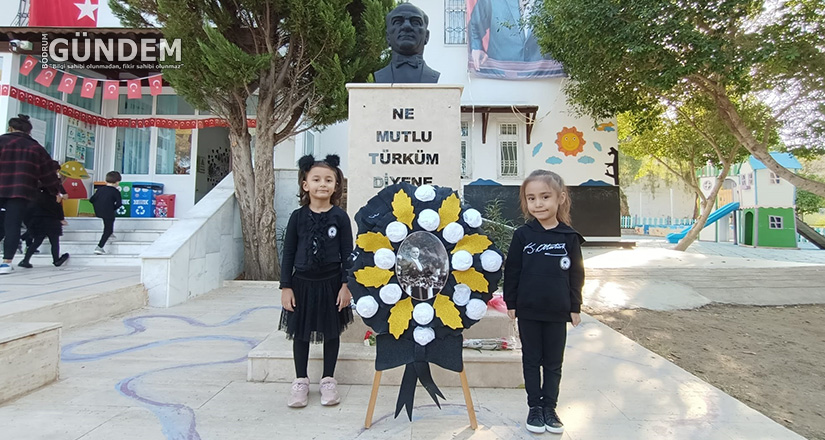 Bodrum Şehit Barış Akay Anaokulu’nda 10 Kasım