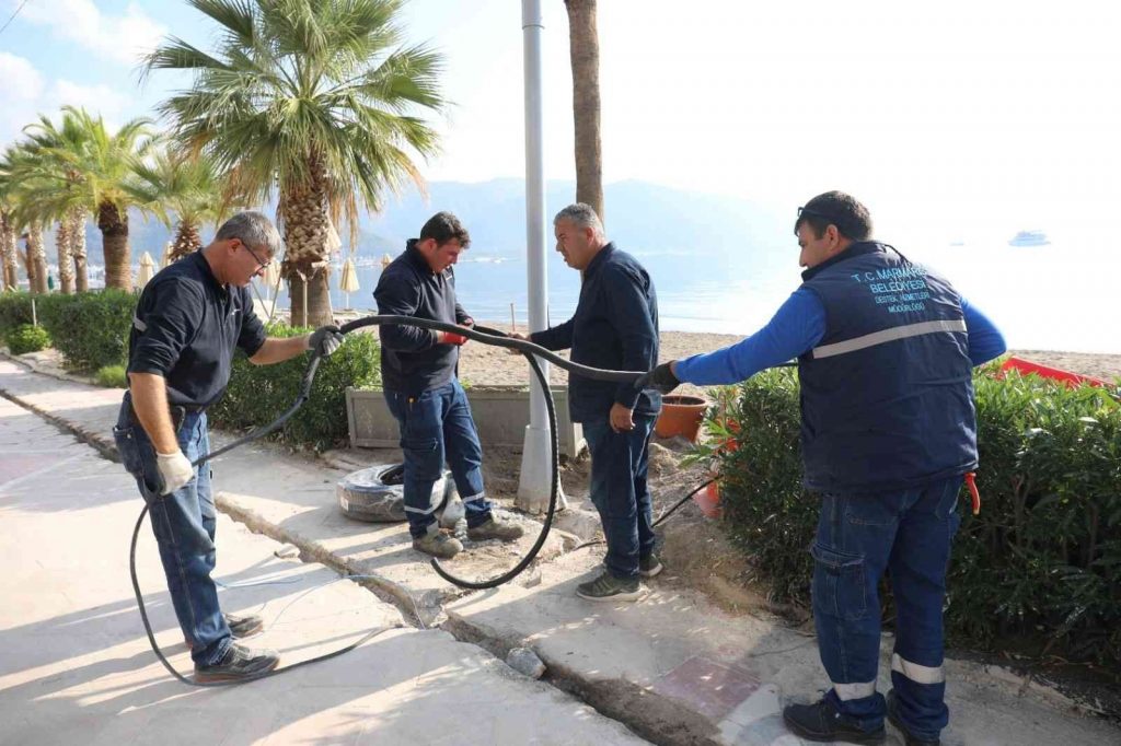 Marmaris’te alt ve üst yapı çalışmaları başladı