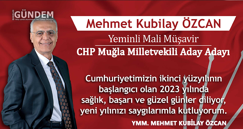 CHP Muğla Milletvekili Aday Adayı Mehmet Kubilay Özcan’ın Yeni Yıl Mesajı