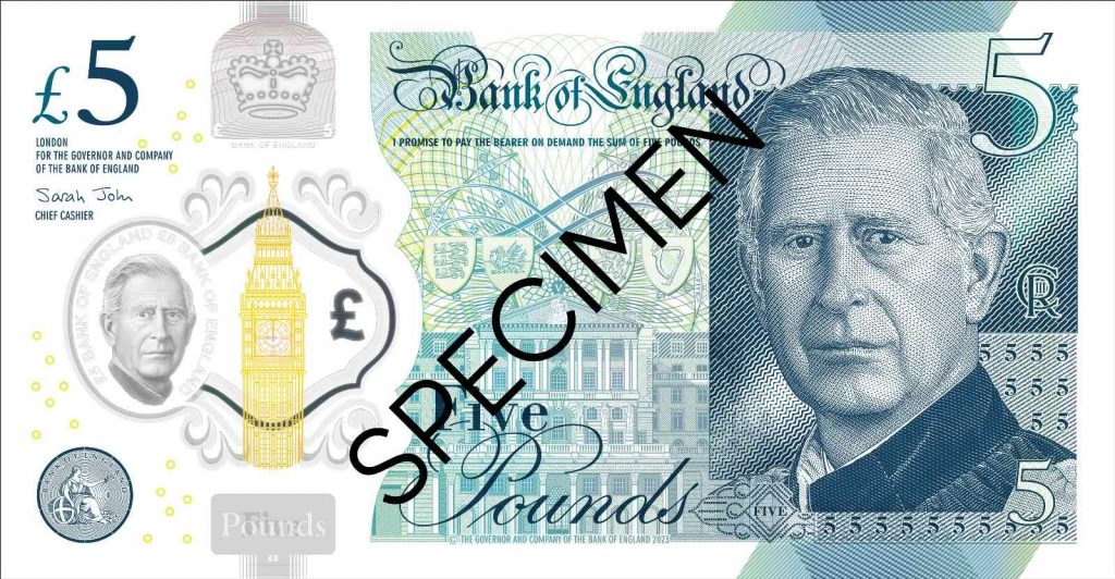 İngiltere Kralı III. Charles’ın yer aldığı banknotlar ilk kez görücüye çıktı