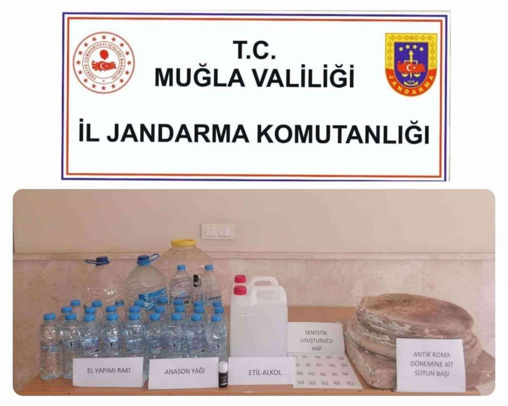 Milas’ta jandarmadan tarihi eser kaçakçılığı operasyonu