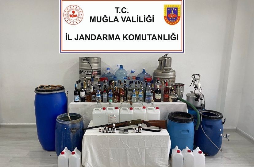 Muğla’da kaçak alkol operasyonu: 6 gözaltı