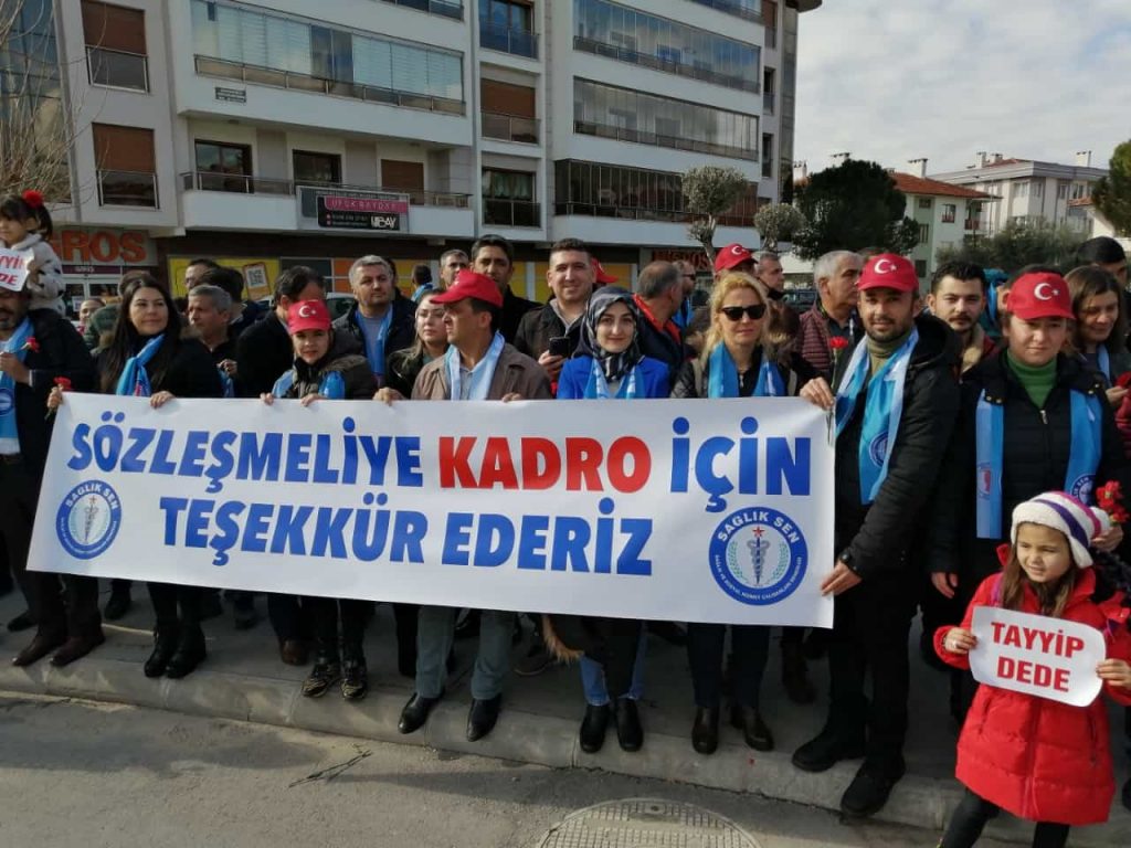 Kamu personellerinden Cumhurbaşkanı Erdoğan’a Teşekkür