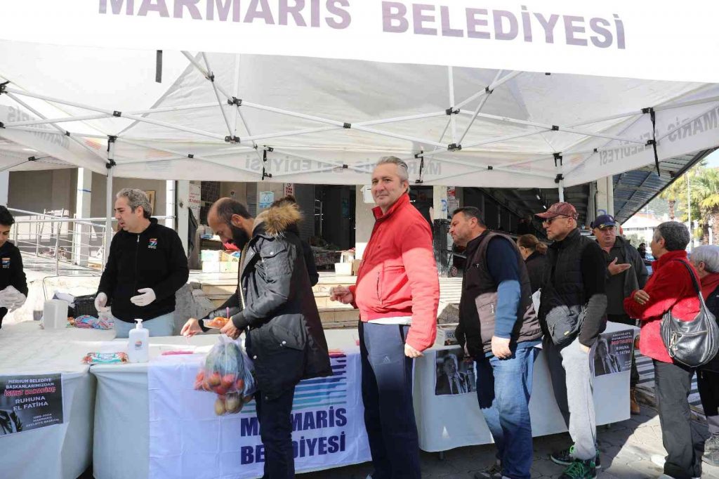 Marmaris’te eski başkan Karadinç unutulmadı