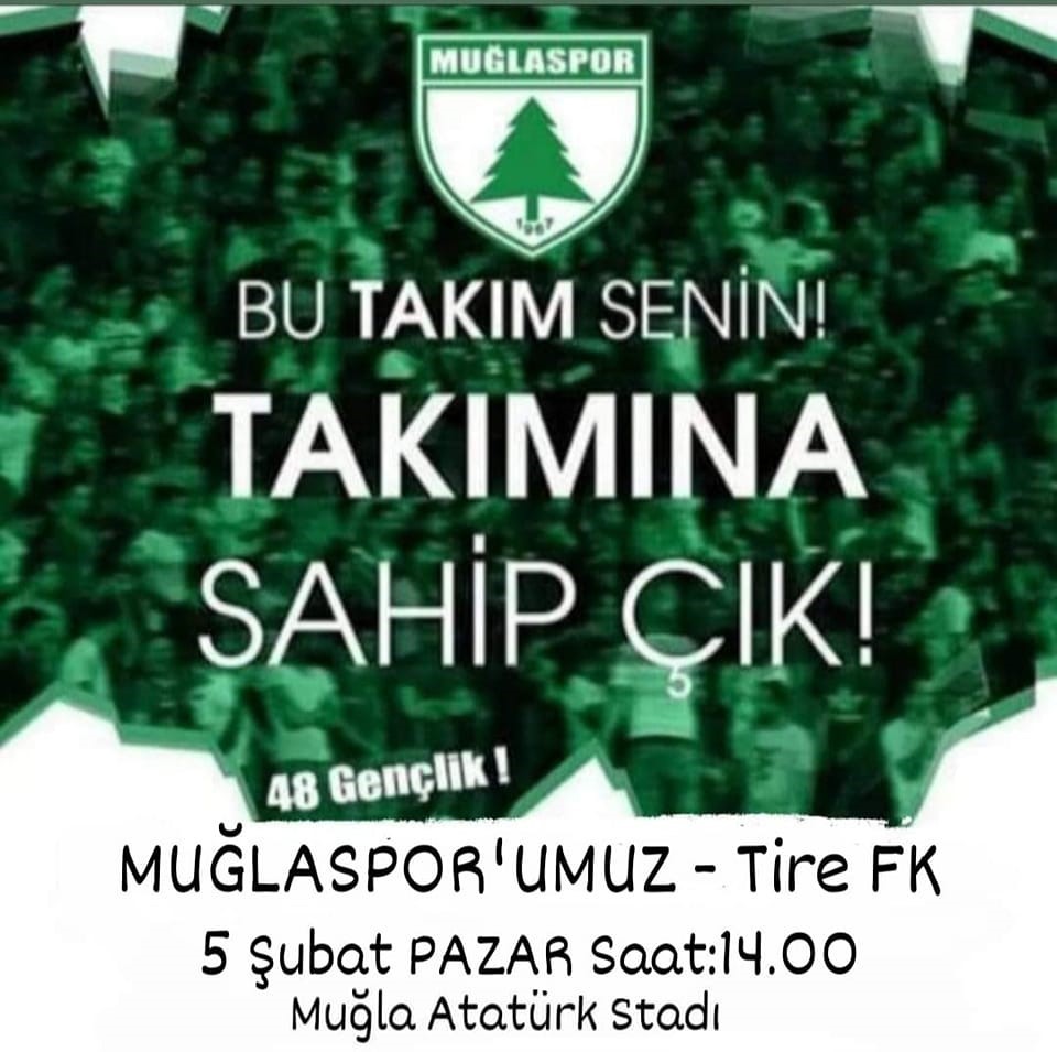 48 Gençlik’ten Ermaş Muğlaspor maçına davet