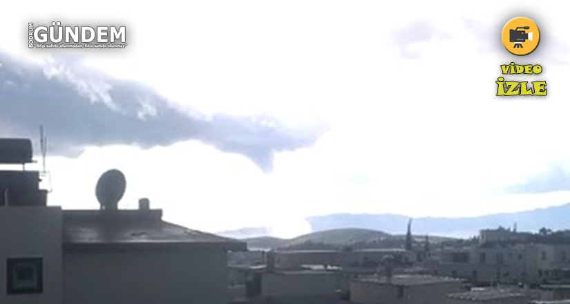 Bitez’de meydana gelen hortum korkuttu
