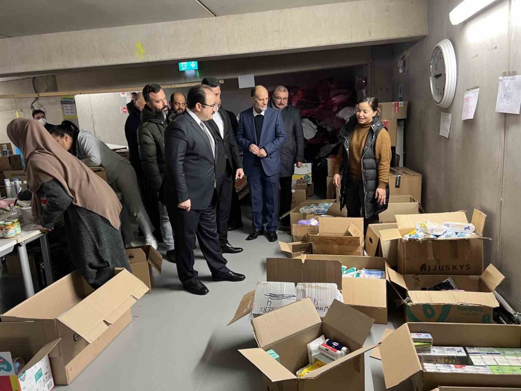 Almanya’da yaşayan Türklerden yardım seferberliği