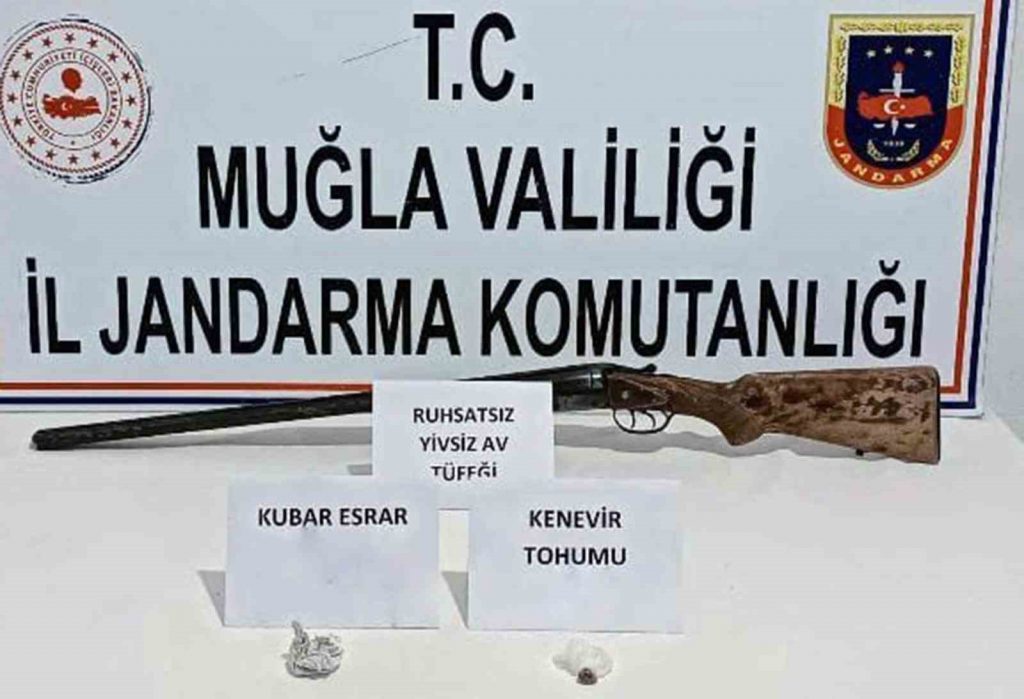 Jandarmadan Seydikemer’de uyuşturucu operasyonu