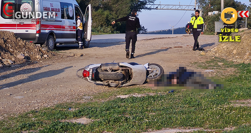 Motosikletin yanında ölü bulundu