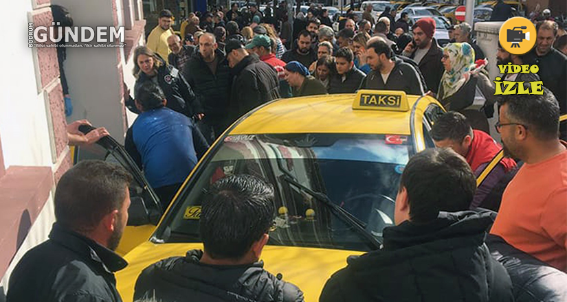 Seyir Halindeki Ticari Taksi Sürücüsü Kalp Krizi Geçirdi